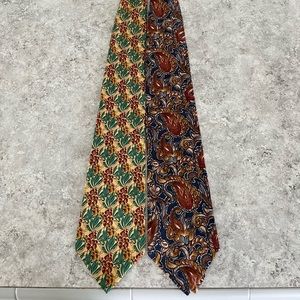 Valentino and Fendi silk ties